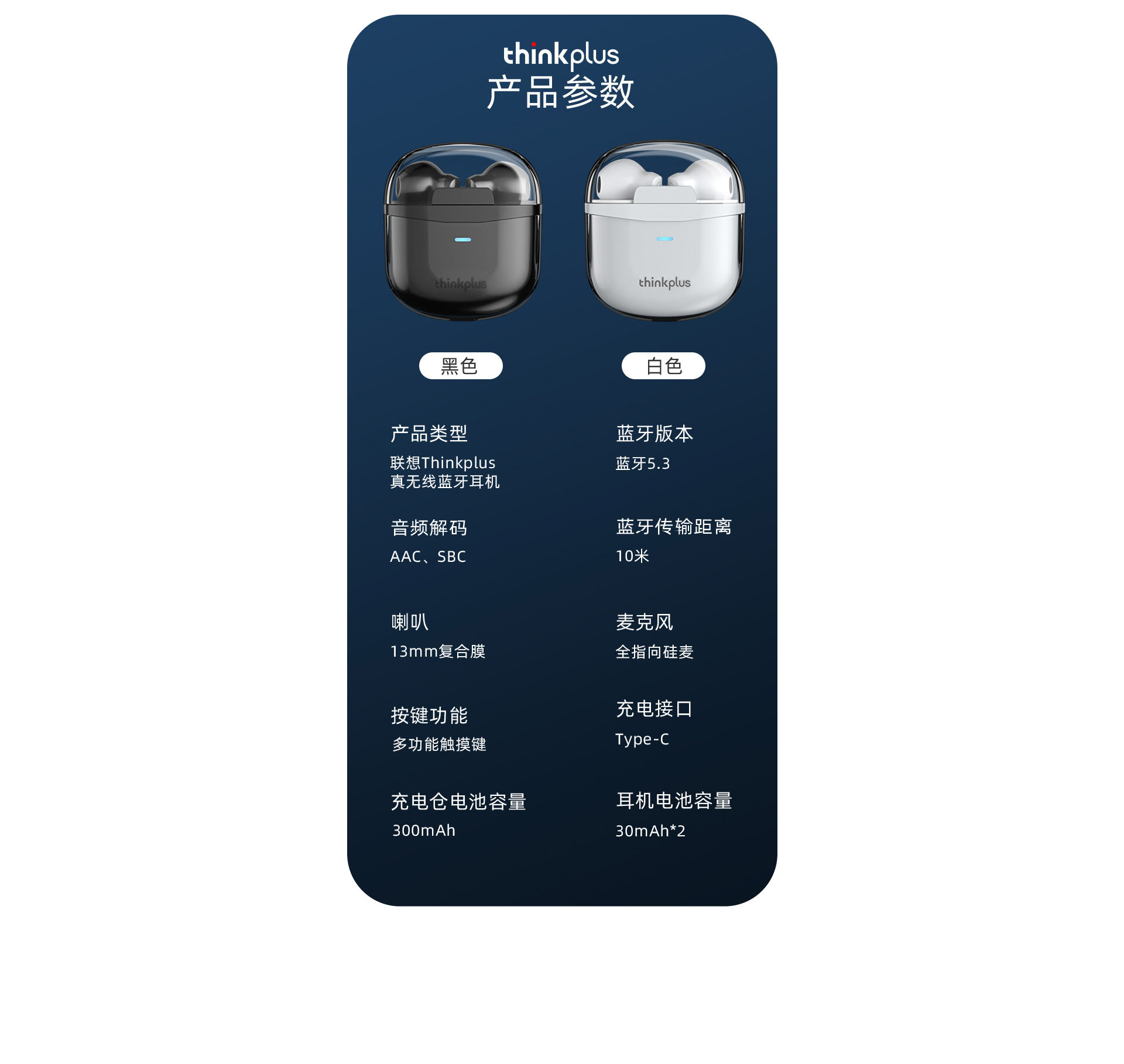联想thinkplus真无线蓝牙耳机 XT96 白色2.jpg